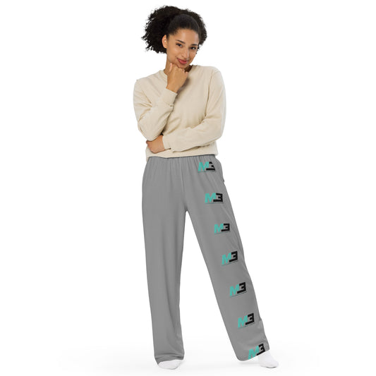 All-over print unisex wide-leg pants