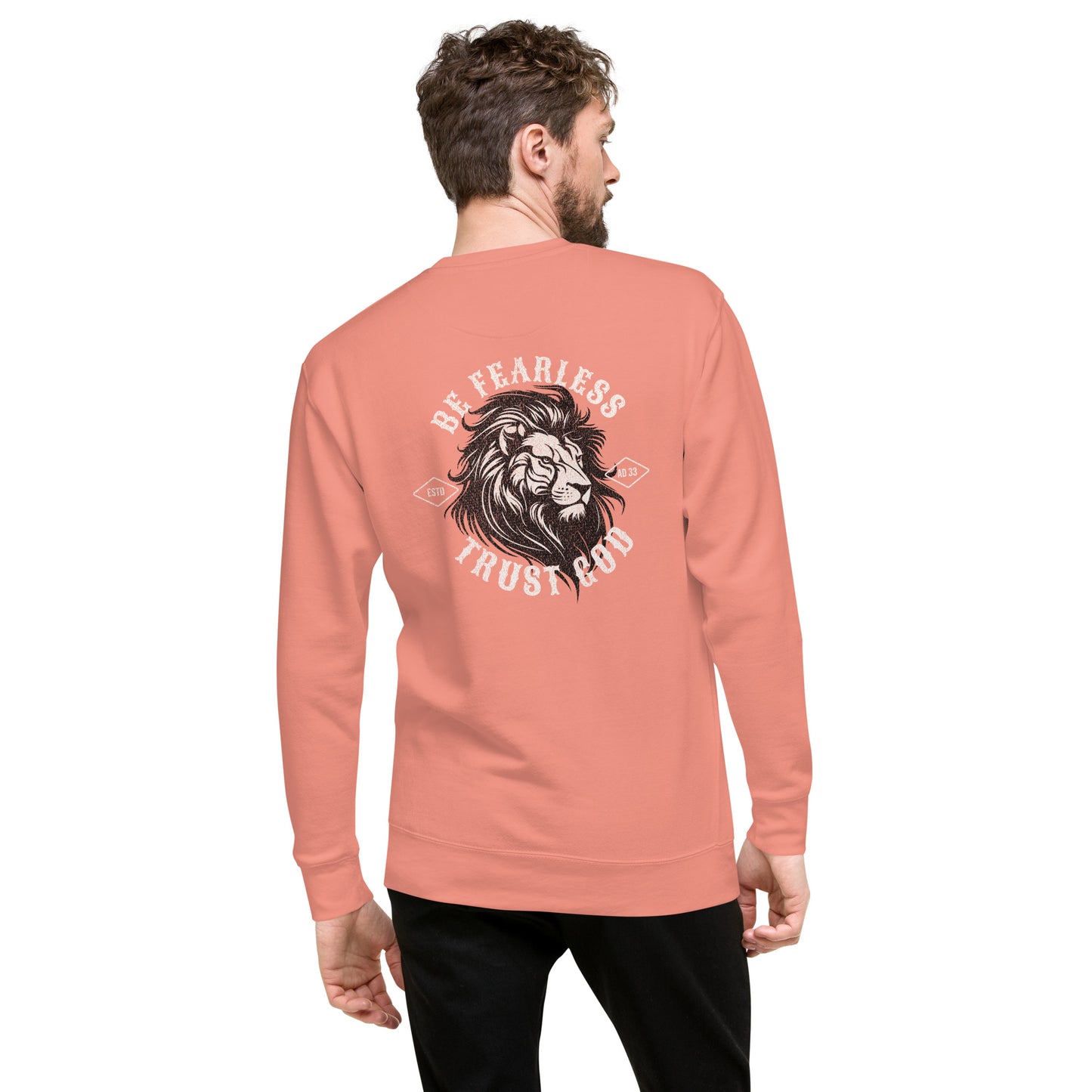 Be Fearless  Trust God Unisex Premium Sweatshirt