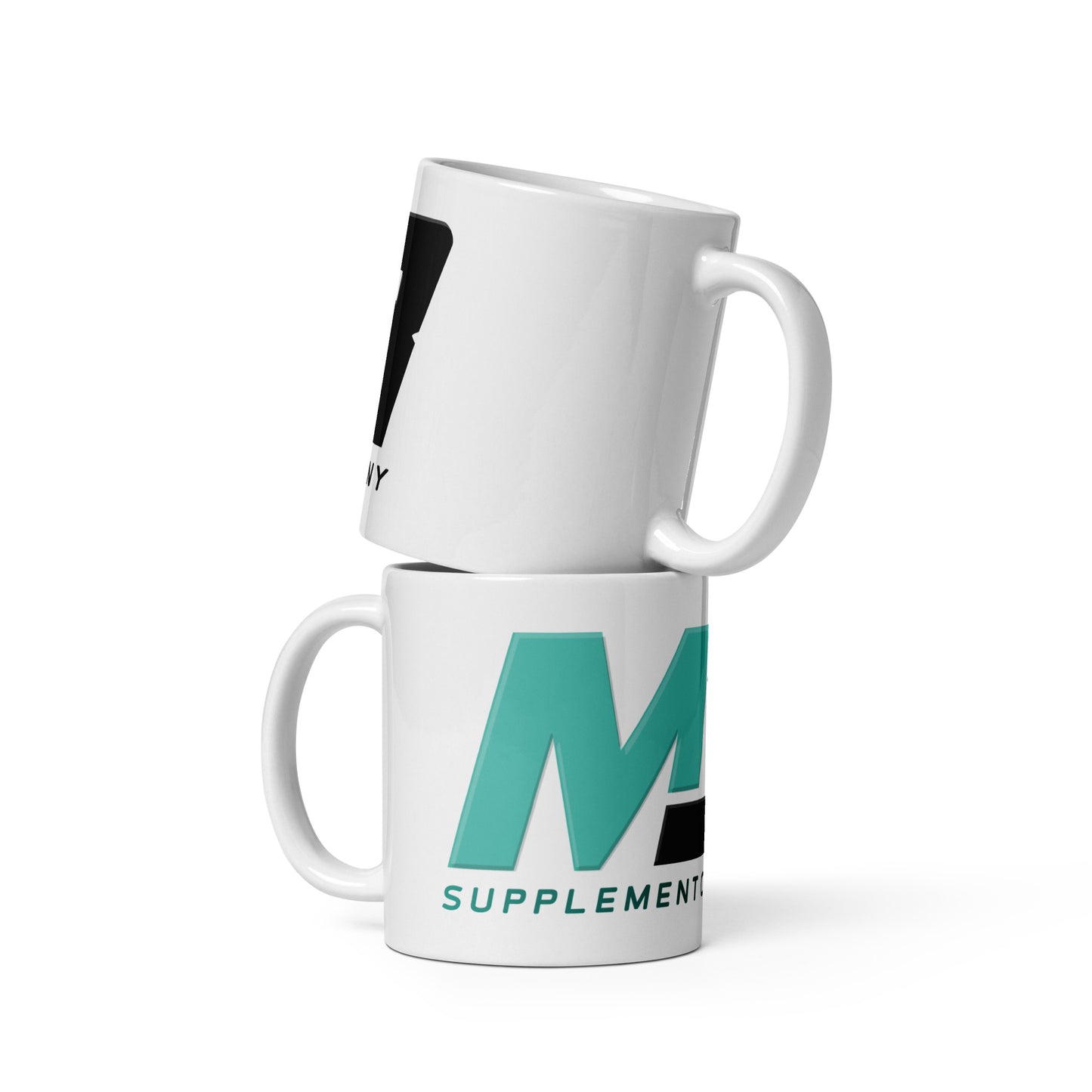 M3 White glossy mug
