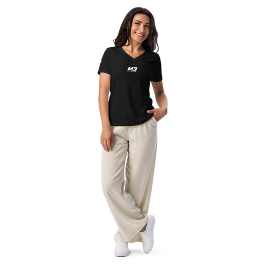 M3 Women’s relaxed v-neck t-shirt